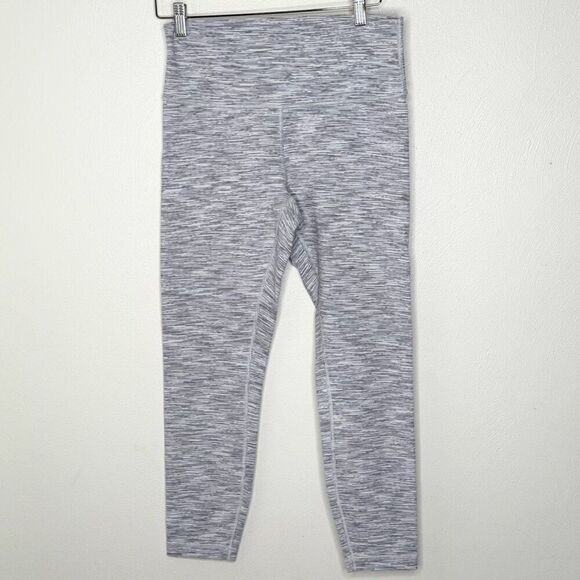 Lululemon Wunder Under Pant We Are From Space Ice Grey Alpine White Size 10 - Picture 1 of 6